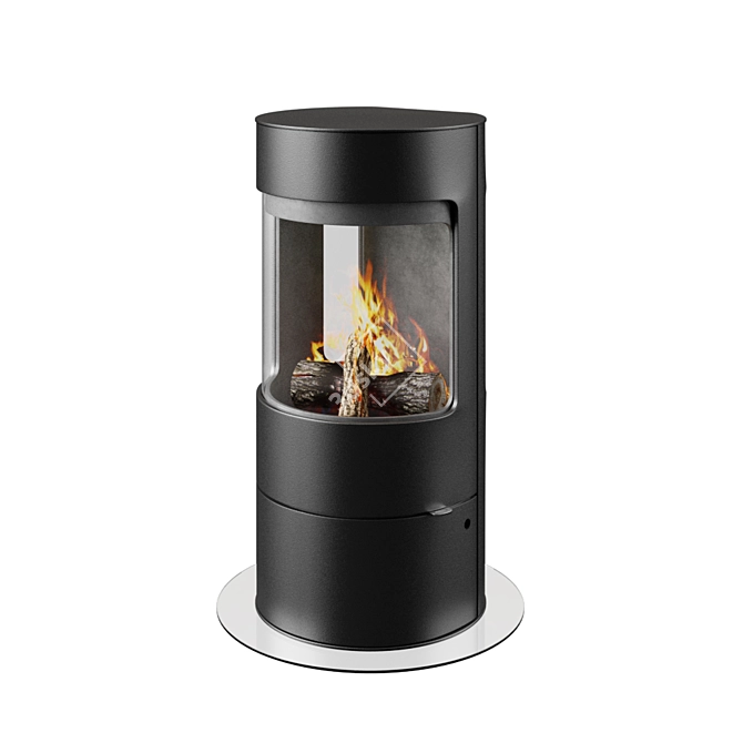 Etos 37: Elegant Fireplace Design 3D model image 1