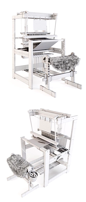 Glimakra Julia Weaving Machine: Swedish Craftsmanship 3D model image 3