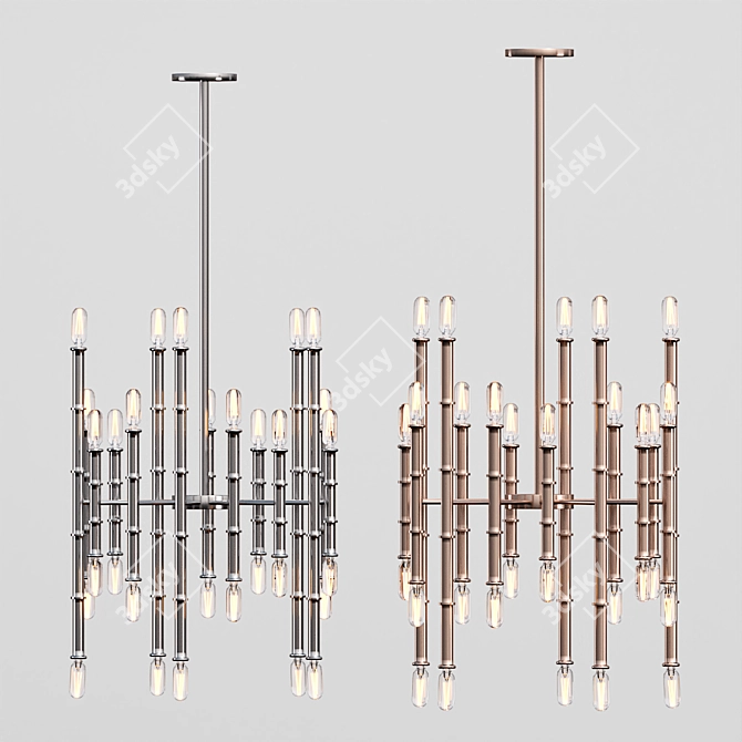 Modern Chandelier Lamp - SHP0001\5 3D model image 5