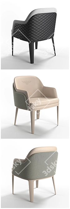 Contemporary Bentley Kendal Chair 3D model image 2