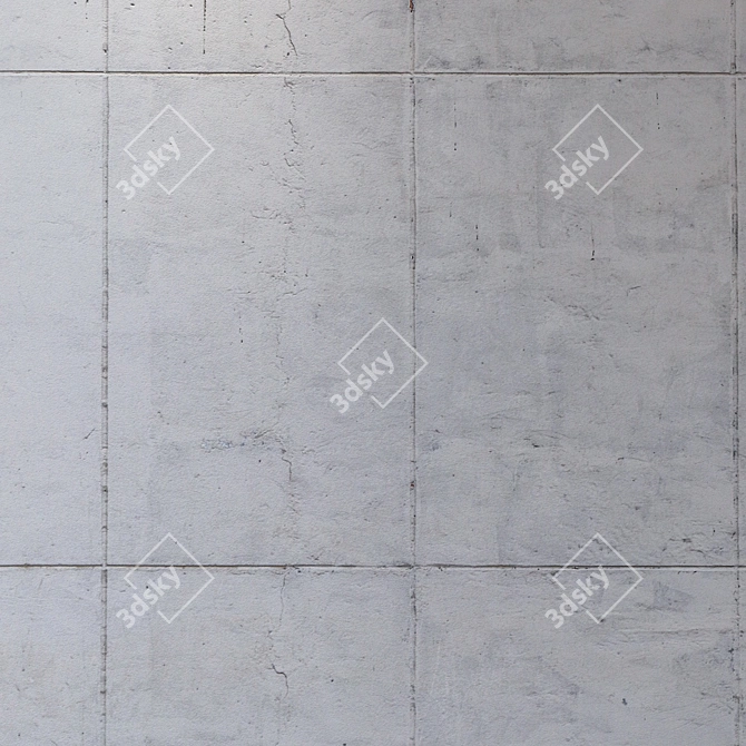 Seamless Concrete Texture, 4K 3D model image 2