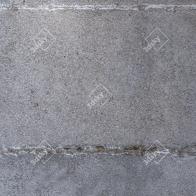 Seamless 4K Concrete Wall Texture 3D model image 3