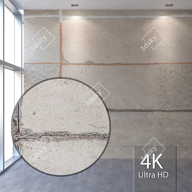 Seamless Concrete Texture | 4K 3D model image 1