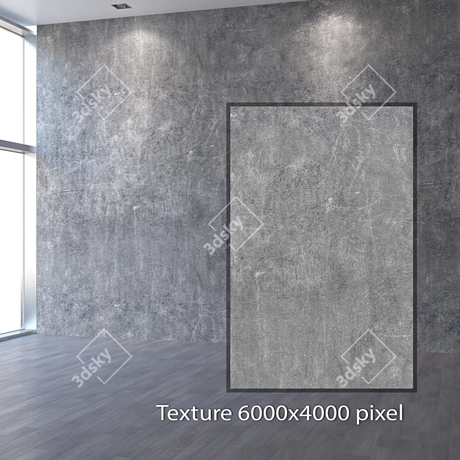 Title: Seamless 4K Stucco Texture 3D model image 2