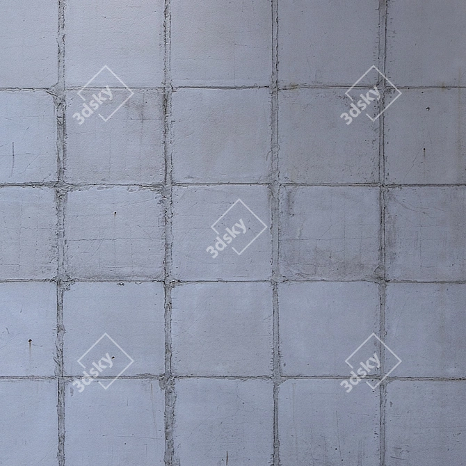 Seamless 4K Concrete Texture 3D model image 3