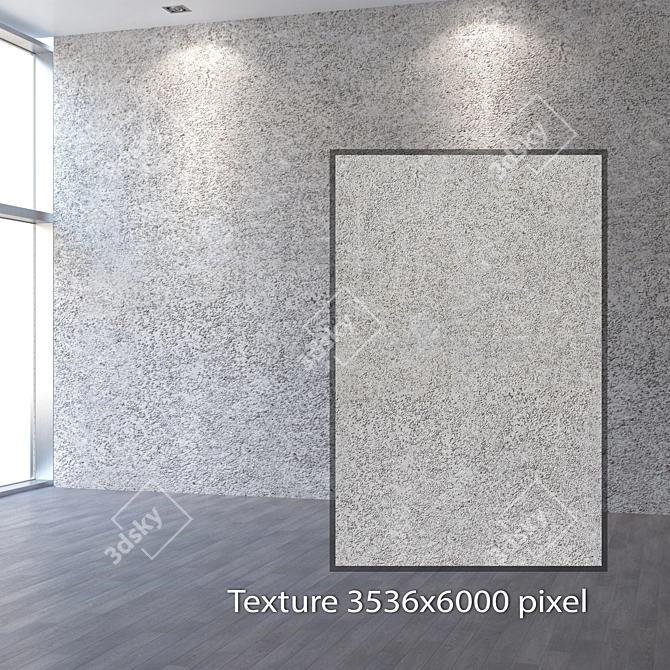 Seamless 4K Facade Texture+
Bespoke Plaster & Gravel Facade
Customizable Facade Covering 3D model image 2