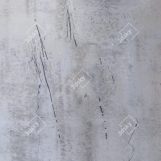 Seamless Concrete Wall Texture 3D model image 3