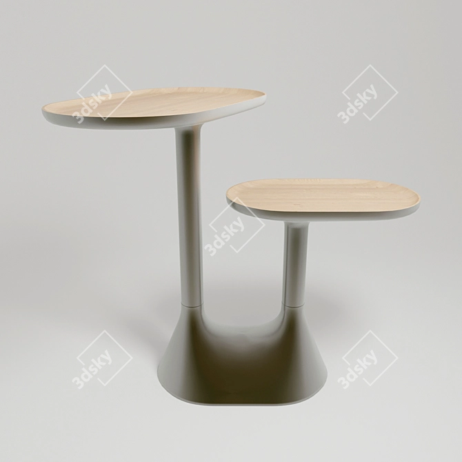 Baobab Table: Functional Elegance 3D model image 1