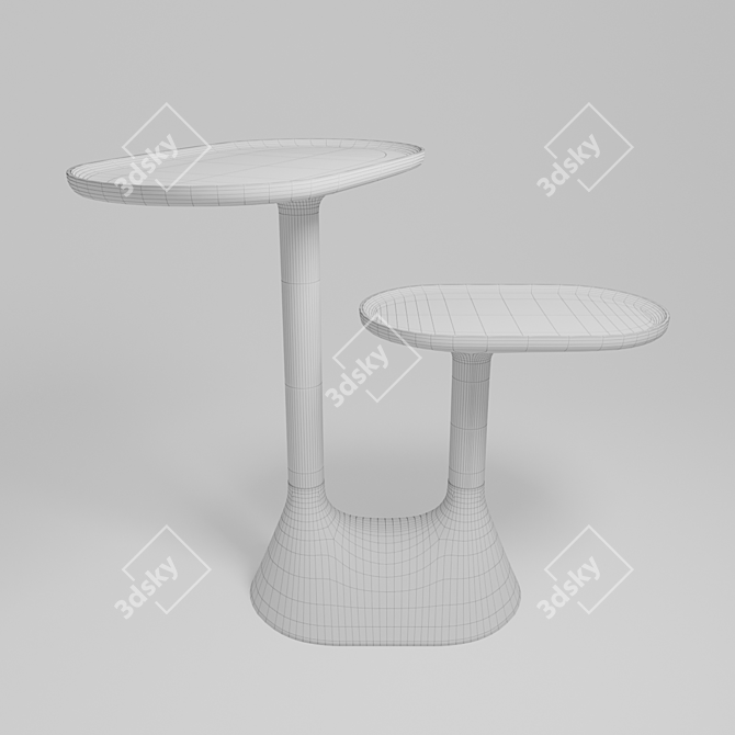 Baobab Table: Functional Elegance 3D model image 3