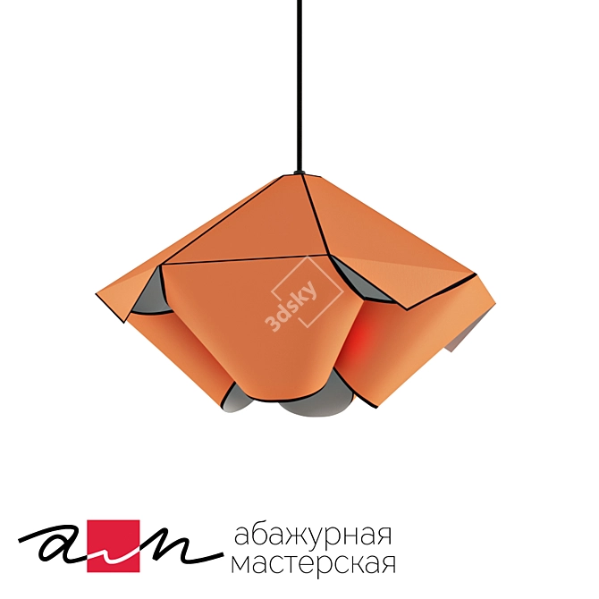 Diamante Pendant Light 3D model image 1