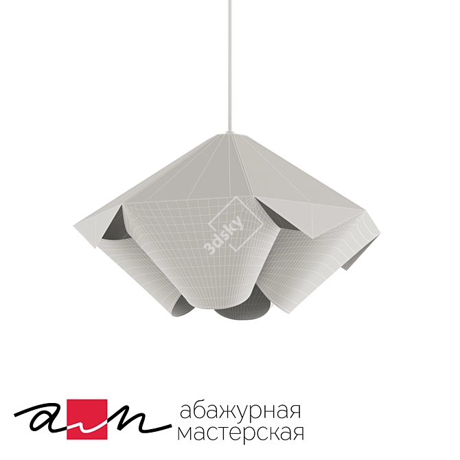 Diamante Pendant Light 3D model image 2