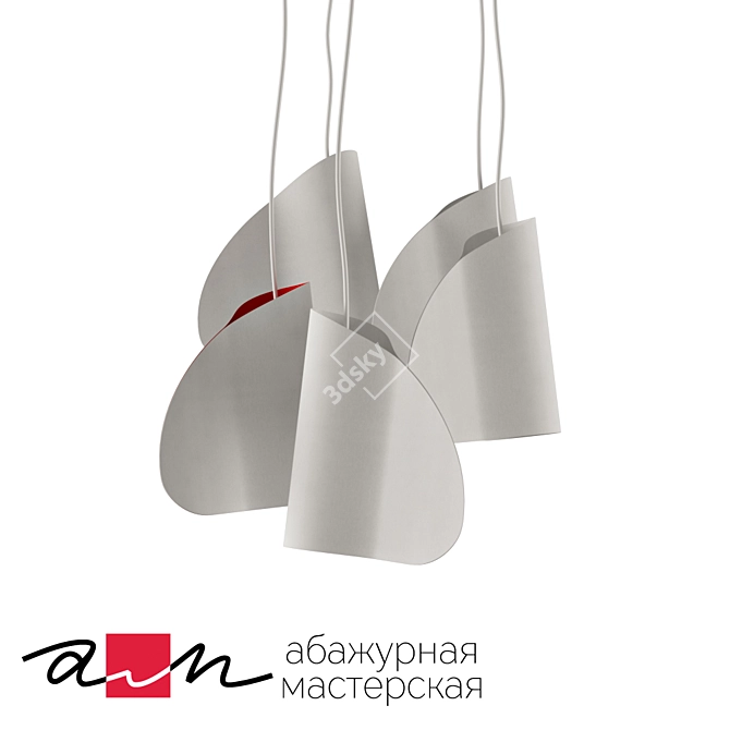 "MUSIC" Pendant Lamp Set 3D model image 1