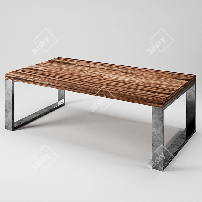 Modern Loft Coffee Table 3D model image 2