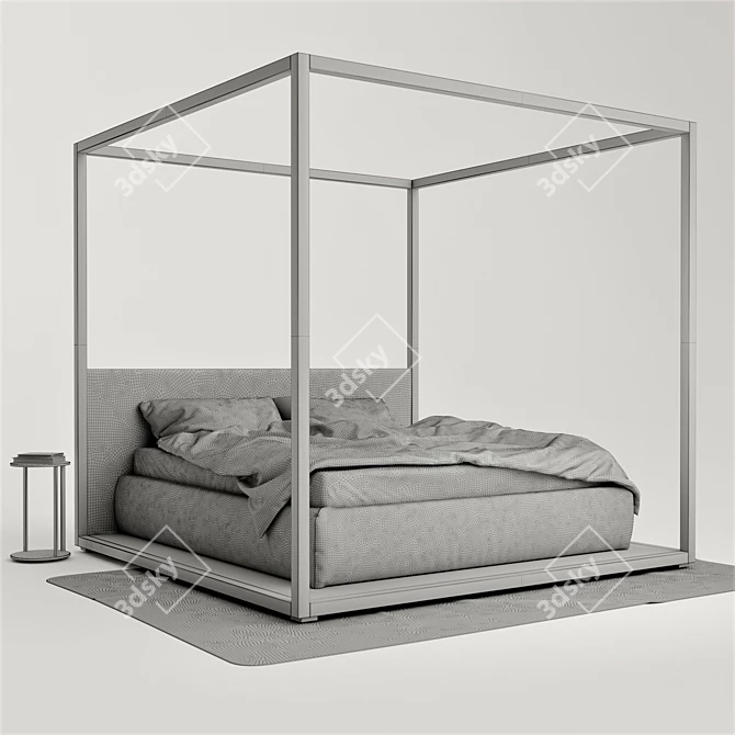 Alcova Bed by B&B Italia - Sleek Design & Luxurious Comfort 3D model image 3