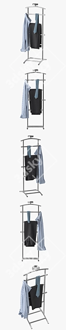 Stylish Ikea Grundtal Valet Stand 3D model image 2