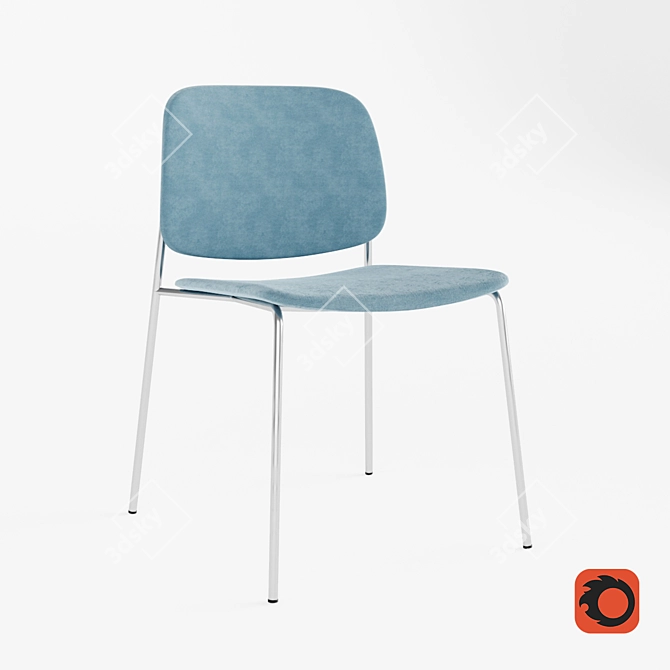 Elevate Your Comfort with Bernhardt Design Sonar Chair 3D model image 1