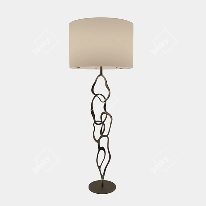 Baker Mode: Stylish 3D Floor Lamp 3D model image 1