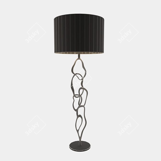 Baker Mode: Stylish 3D Floor Lamp 3D model image 2