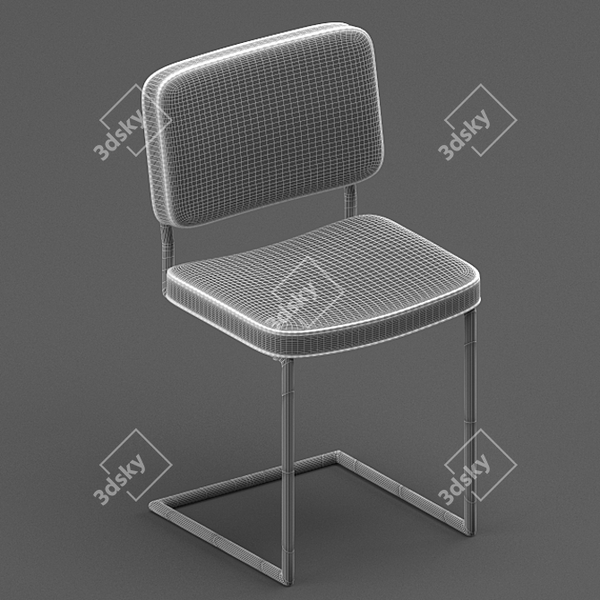 Luxury Leather Chairs 3D model image 2