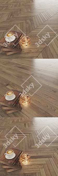 Grand Crostini Parquet: Seamless Color Correction 3D model image 2