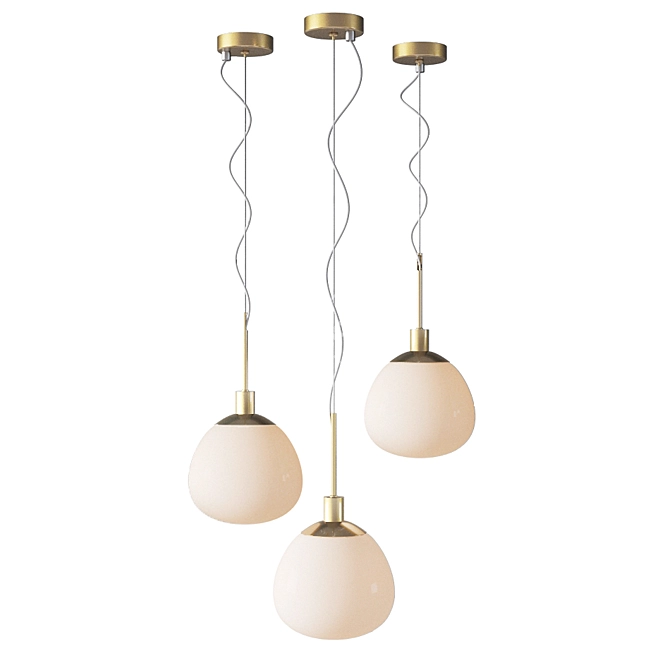 Erich Maytoni Modern Brass Suspension 3D model image 1