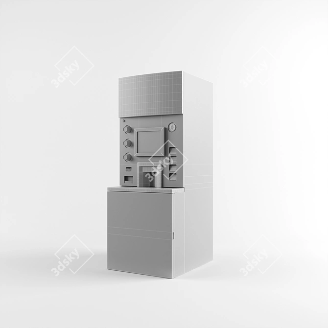 Costa Express 3D Self-Service Machine 3D model image 3