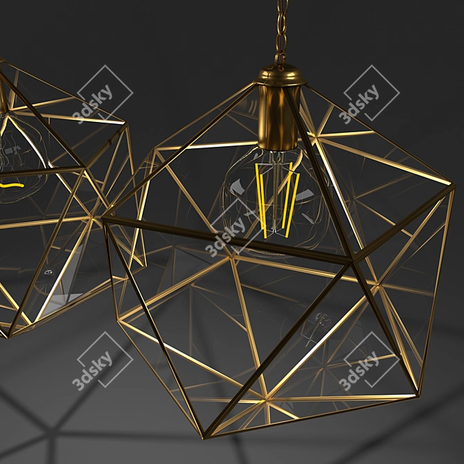 Deca SP1 Small Pendant Light 3D model image 1