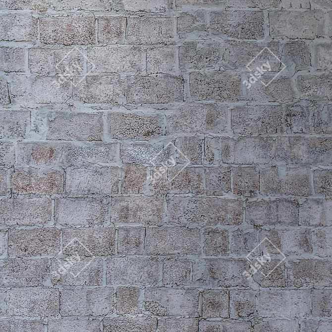 Seamless 4K Textured Masonry 3D model image 3