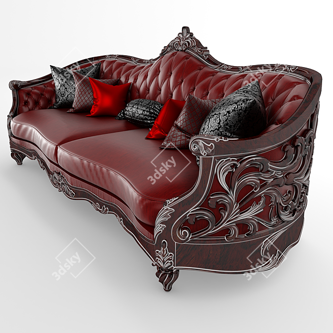 Riva Modern Sofa: Stylish, Comfortable 3D model image 2