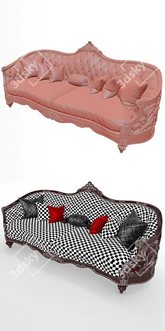 Riva Modern Sofa: Stylish, Comfortable 3D model image 3