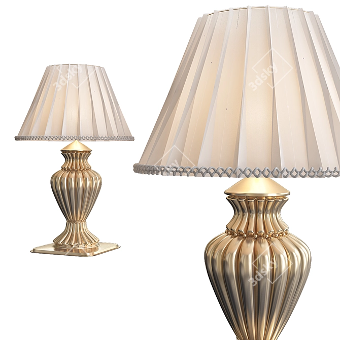 Elegant Illumination: Classic Table Lamp 3D model image 1