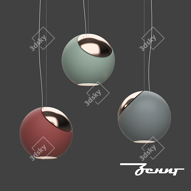 Orby Pendant Lights 3D model image 1