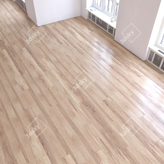 VersaPlank Oak Laminate Flooring 3D model image 3