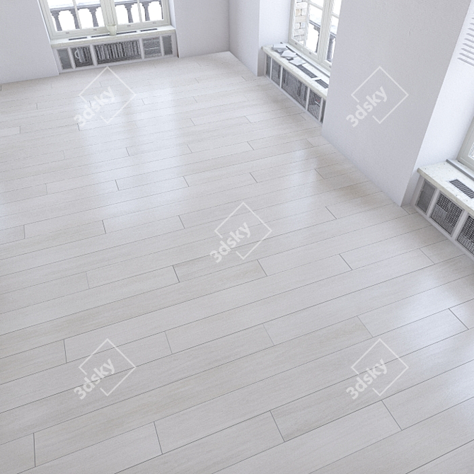 Versatile Laminate Flooring Kit 3D model image 2