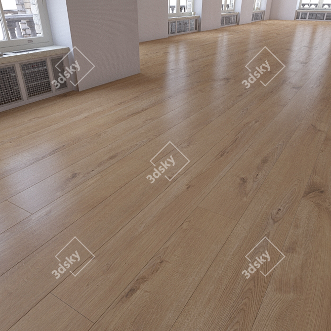 Versatile Laminate Flooring Kit 3D model image 1