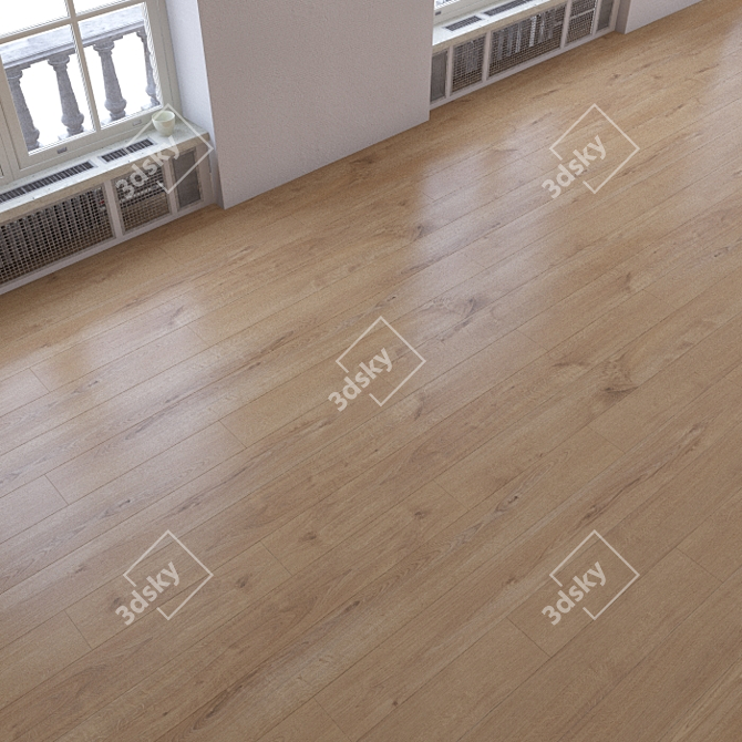 Versatile Laminate Flooring Kit 3D model image 2