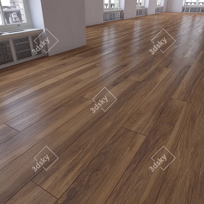 Versatile Laminate Flooring Kit 3D model image 1