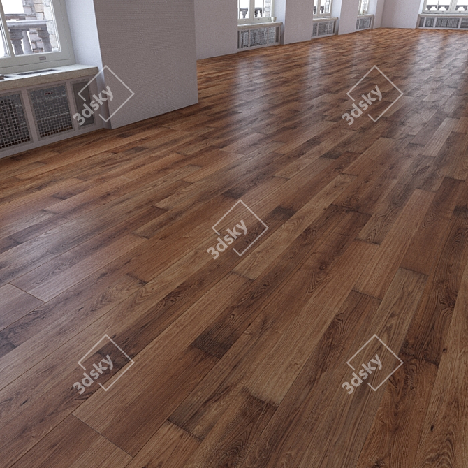 Versatile Laminate Flooring Kit 3D model image 1