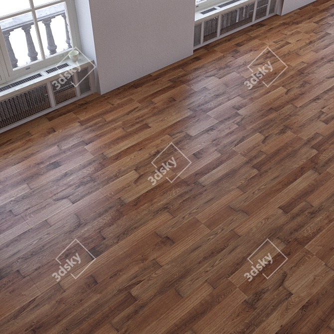 Versatile Laminate Flooring Kit 3D model image 2