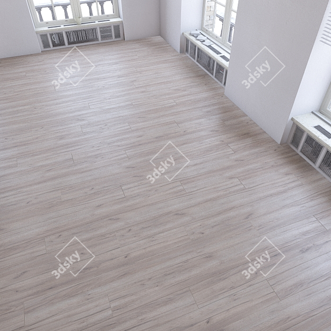 Versatile Wood Laminate Flooring Kit 3D model image 3