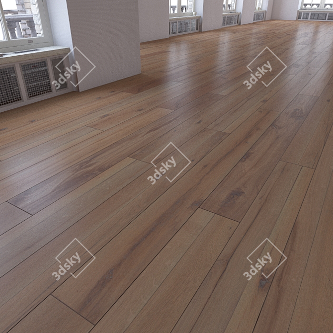 Versatile Laminate Flooring Set 3D model image 1