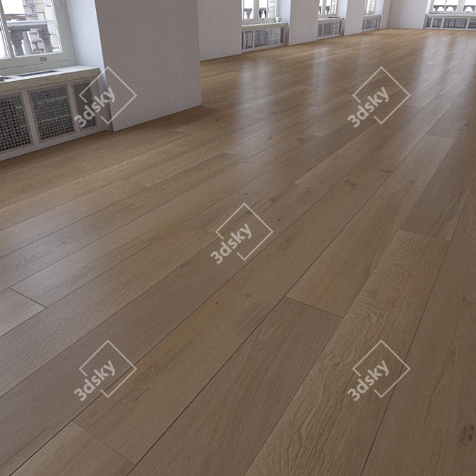 Versatile Laminate Flooring Set 3D model image 1