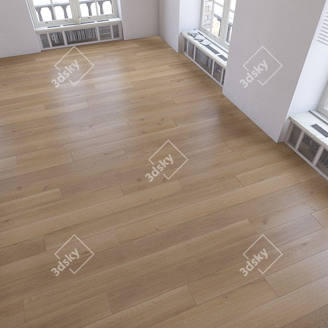 Versatile Laminate Flooring Set 3D model image 3