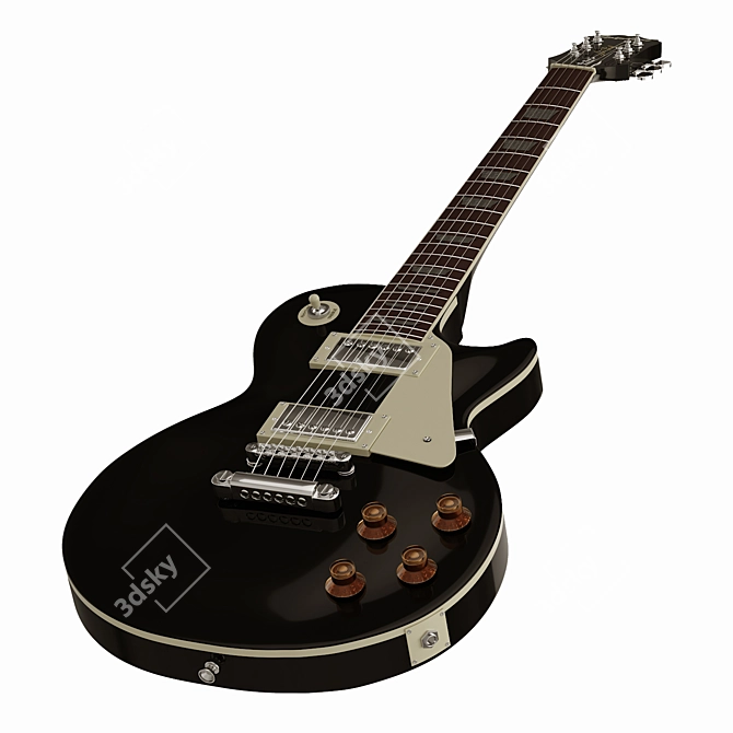 Epiphone Les Paul Standard Electric Guitar 3D model image 1