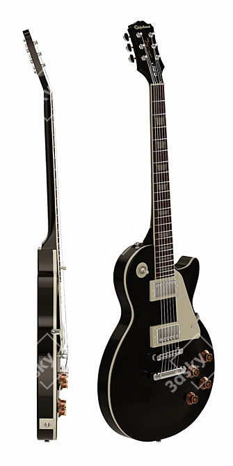 Epiphone Les Paul Standard Electric Guitar 3D model image 2