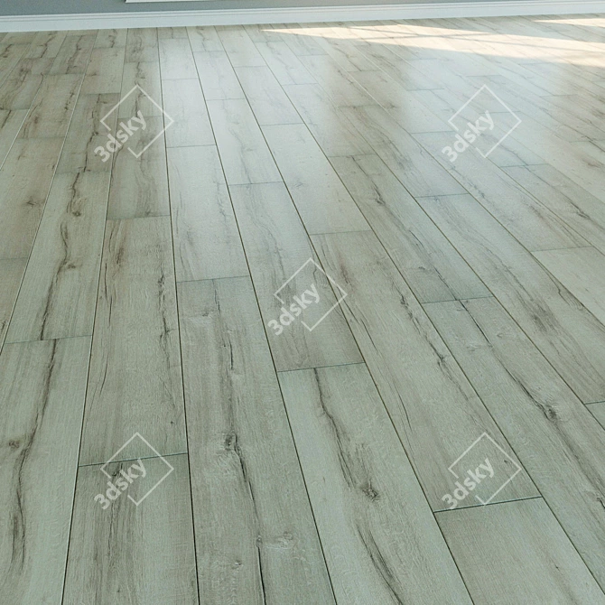 WINEO Laminate Flooring - Natural Wood Finish 3D model image 3