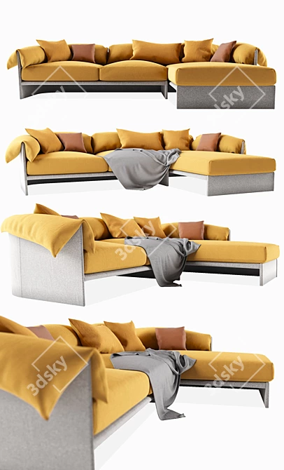 Modern Comfort: Linteloo Highlight Sofa 3D model image 3