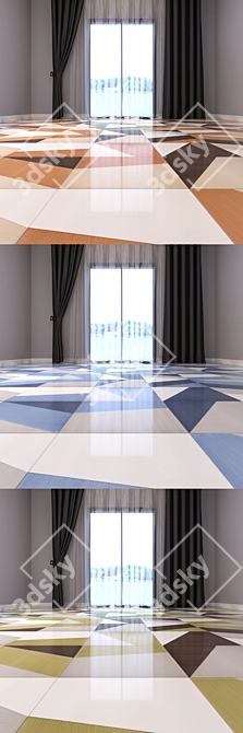 Elegant Marble Floor Collection 3D model image 3