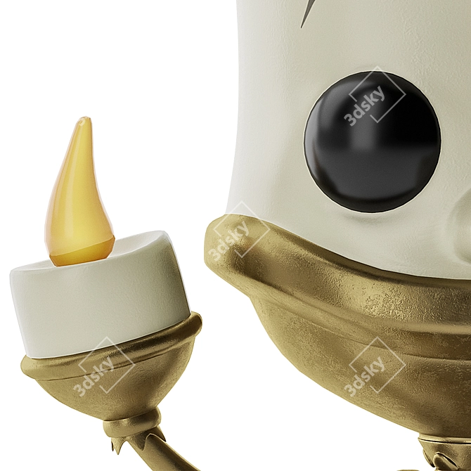 Enchanting Lumiere POP Figure 3D model image 3