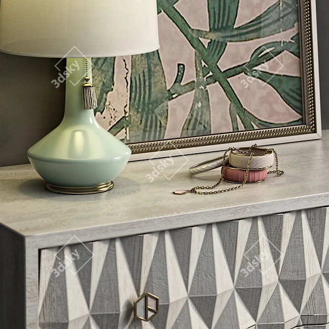 Espalier Chest: Anthropologie's Stylish Storage Solution 3D model image 2